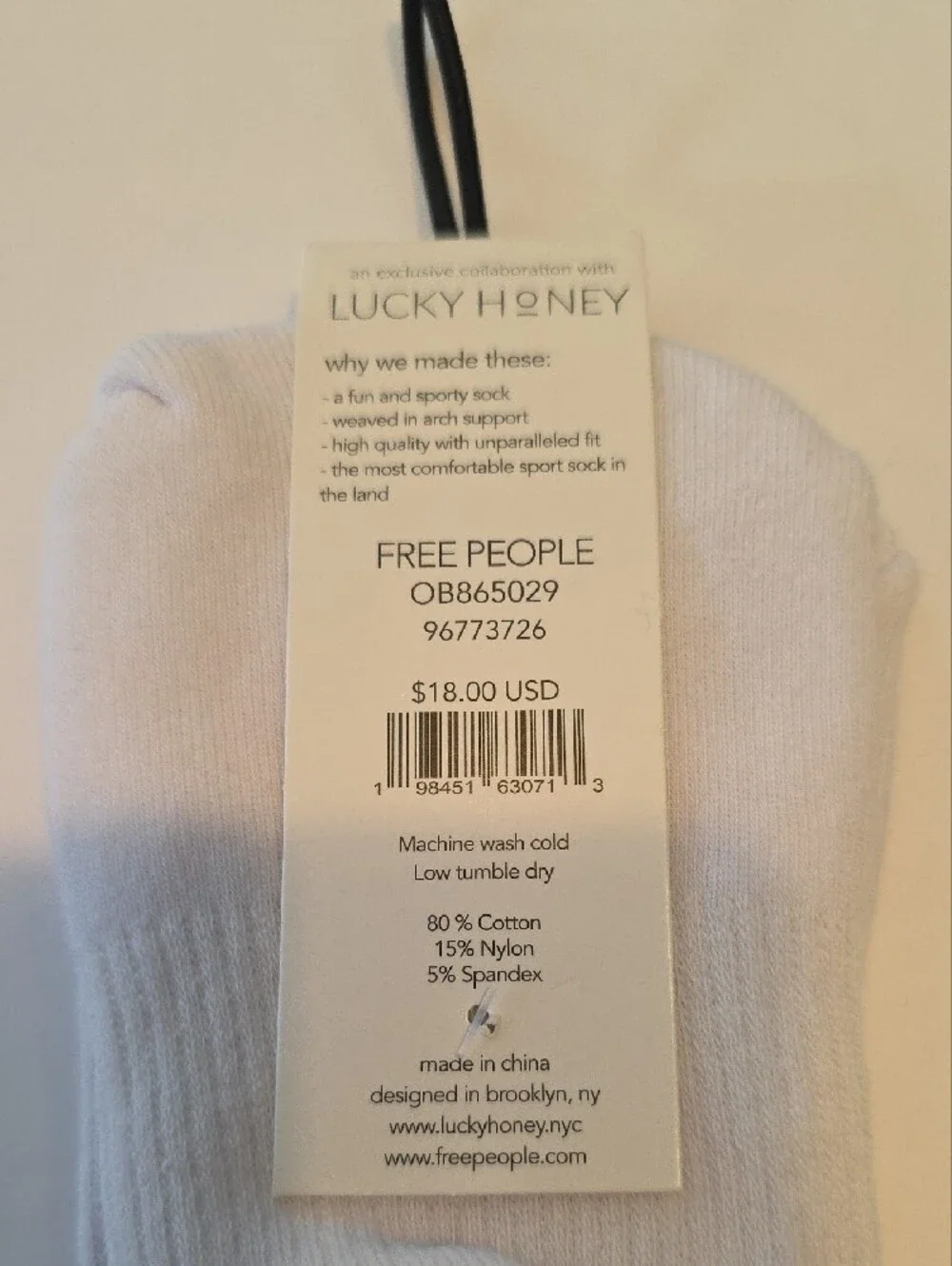 FP Movement Green Stripe Tube Socks & Orange Ruffle Sport OS NWT Free People